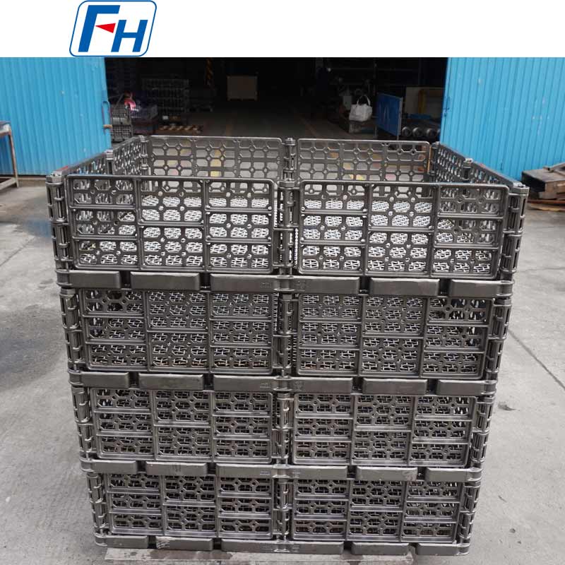 1.4848 Giỏ xử lý nhiệt xếp chồng lên nhau bằng thép chịu nhiệt cho lò lăn | FH®