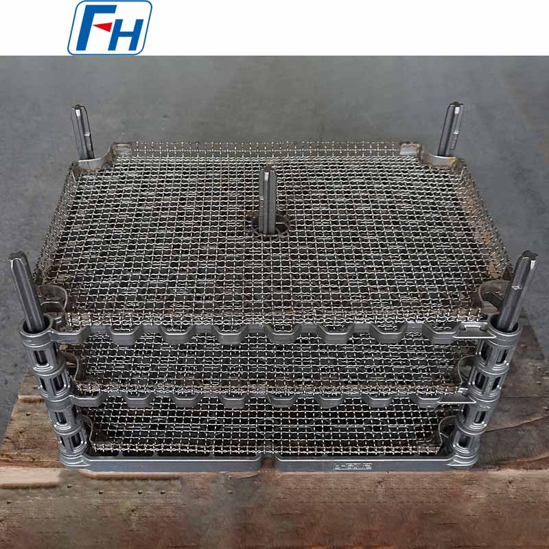 1.4848 Thiết bị xử lý nhiệt dạng khay cho lò thấm nitơ | FH®