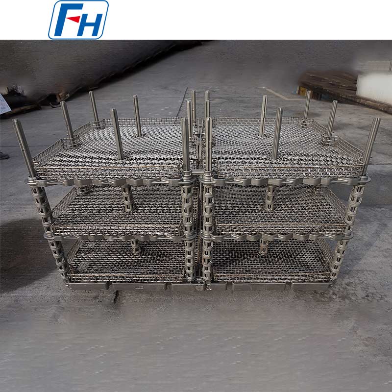 Pallet thép có giỏ lưới thép Thiết bị xử lý nhiệt để ủ và ủ | FH®