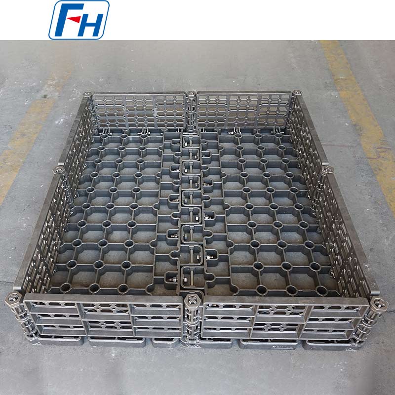Giỏ sạc xử lý nhiệt làm mát bằng dầu FH® cho lò nung con lăn