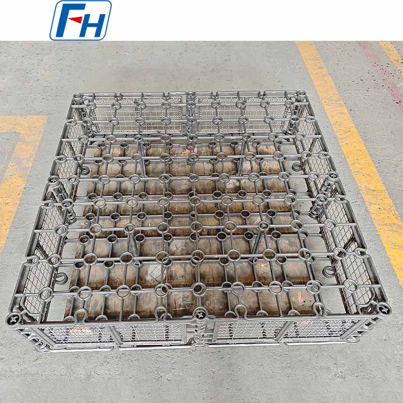 Giỏ sạc xử lý nhiệt kết hợp FH® Cr25Ni20 cho lò sưởi con lăn tắm muối