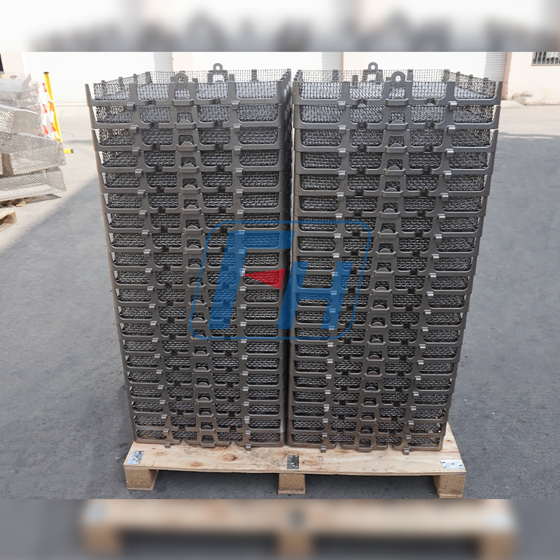 Giỏ xử lý nhiệt 650x580x90mm cho lò chân không